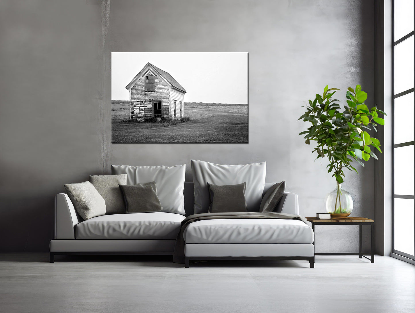 Boarded and Abandoned-Fine Art Photography-Printed on Metal-Old, abandoned, wooden house-Prince Edward Island-Canada