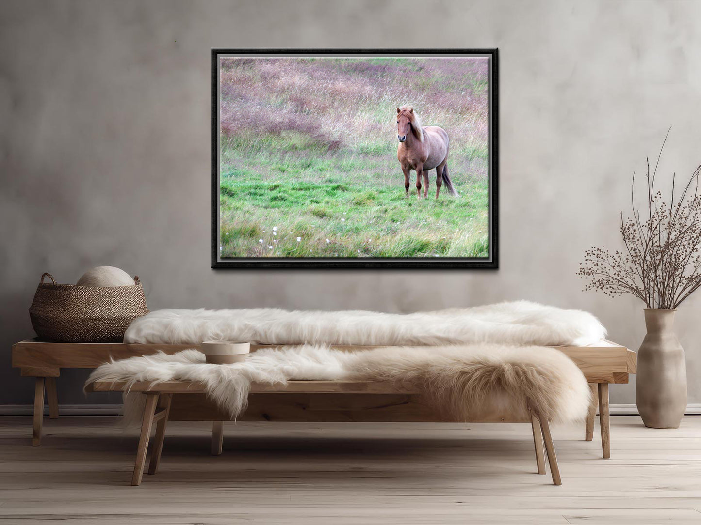 Free In The Field-Fine Art Photography-Wild Icelandic Horse