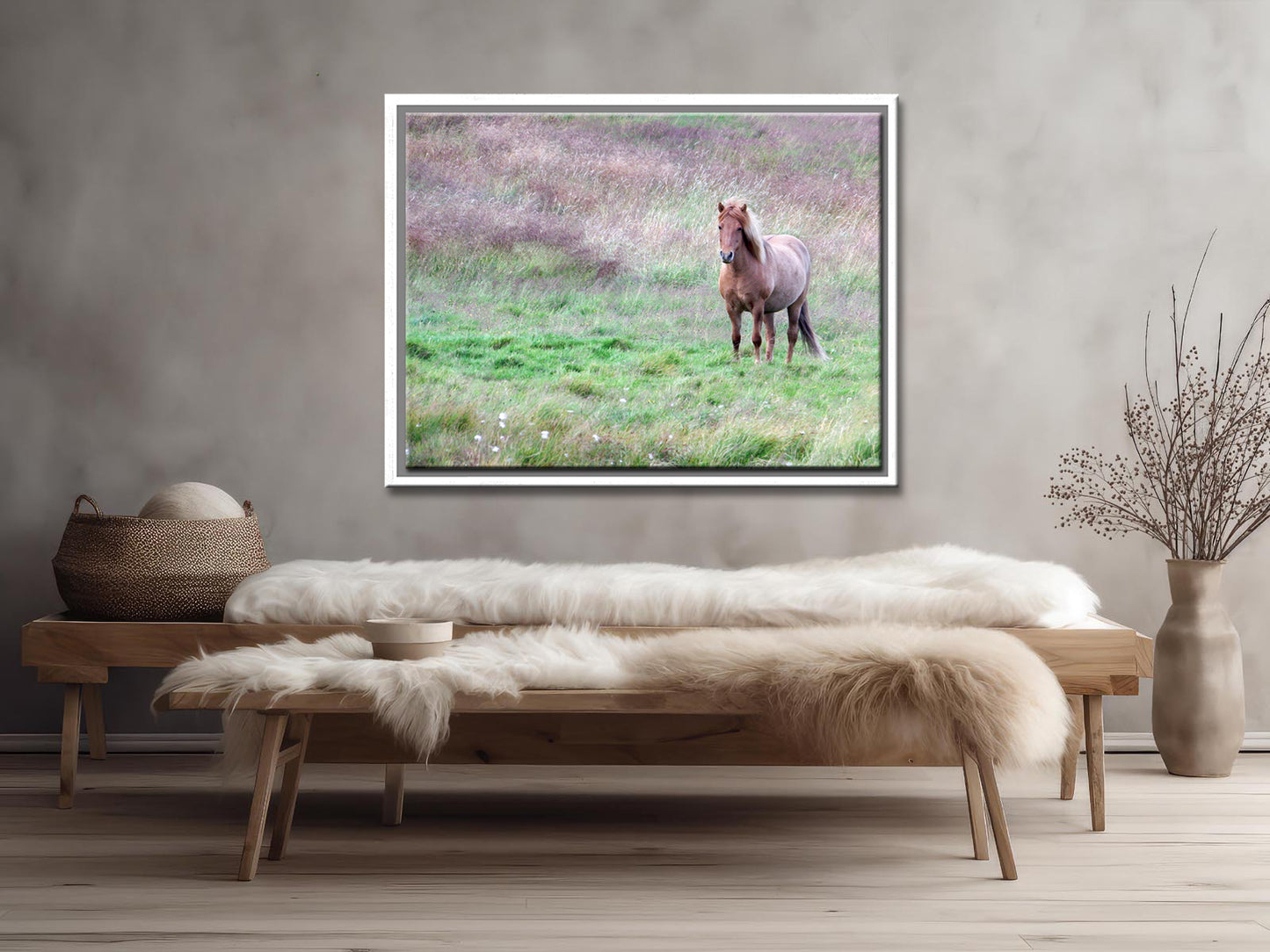 Free In The Field-Fine Art Photography-Wild Icelandic Horse
