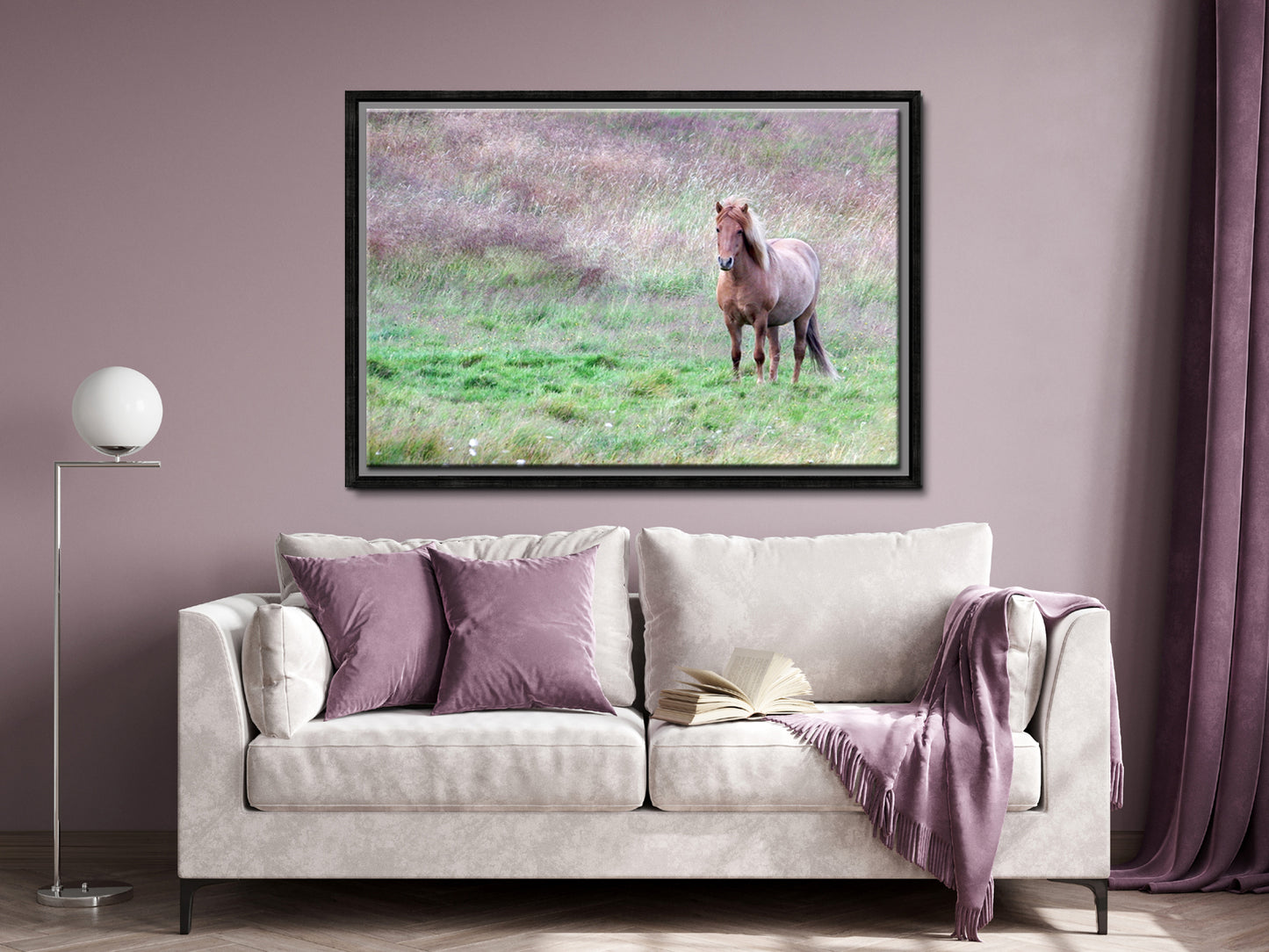 Free In The Field-Fine Art Photography-Wild Icelandic Horse