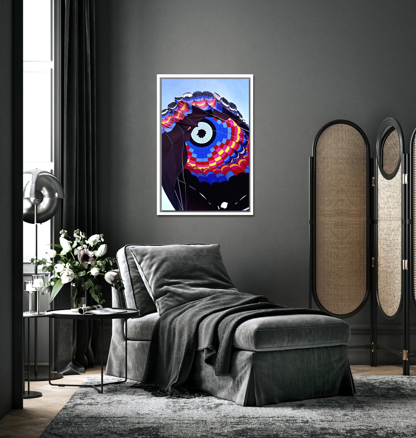 Letting Out the Heat-Hot Air Balloon-Fine Art Photography-Framed Image