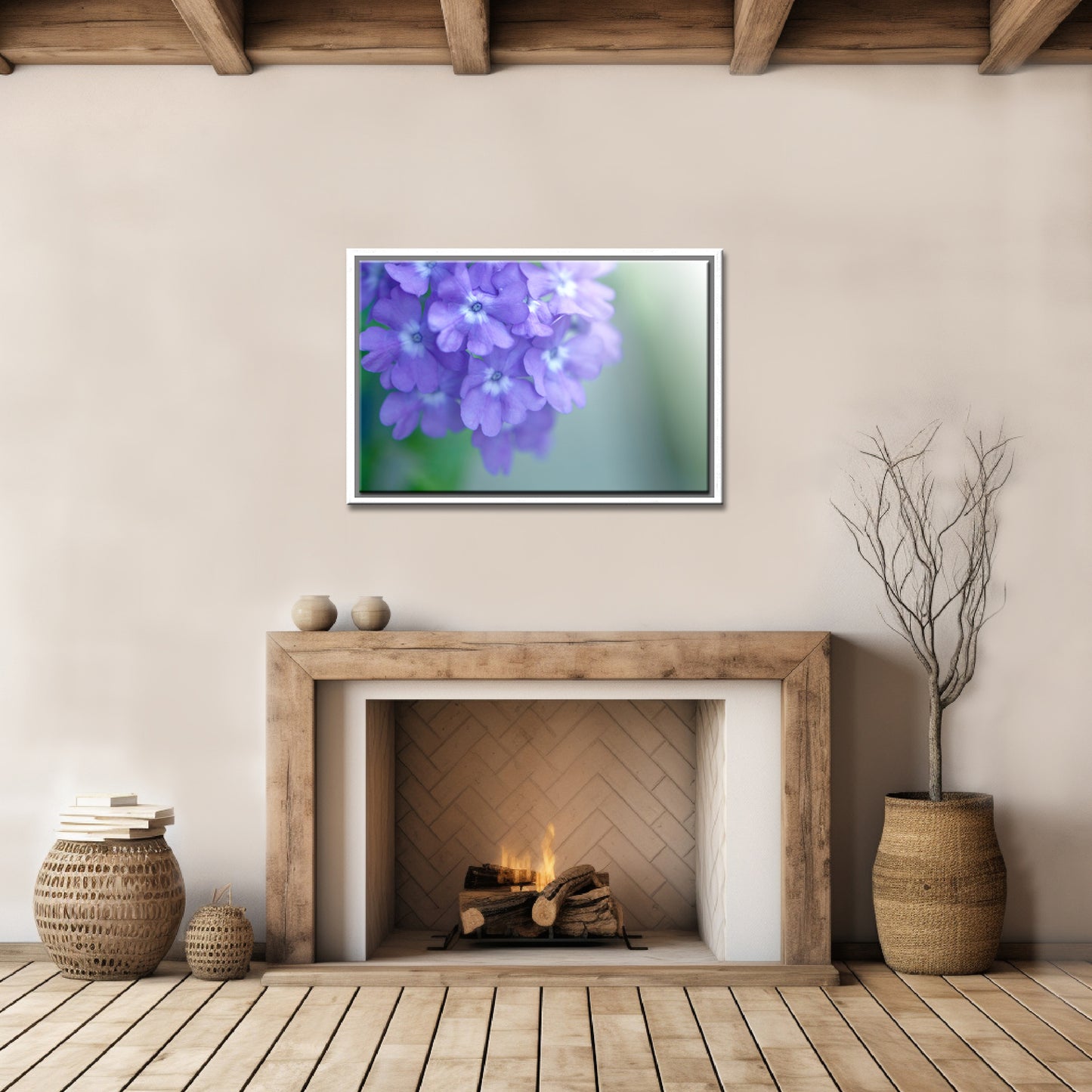 Peeking Purple Petals-Fine Art Photography-Bright Purple Phlox Flowers