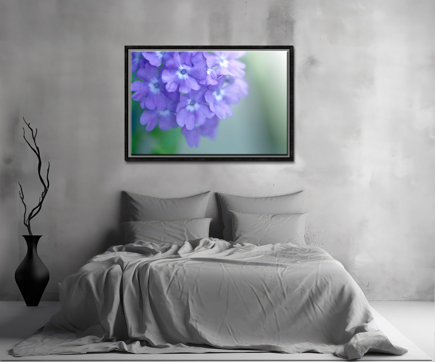 Peeking Purple Petals-Fine Art Photography-Bright Purple Phlox Flowers
