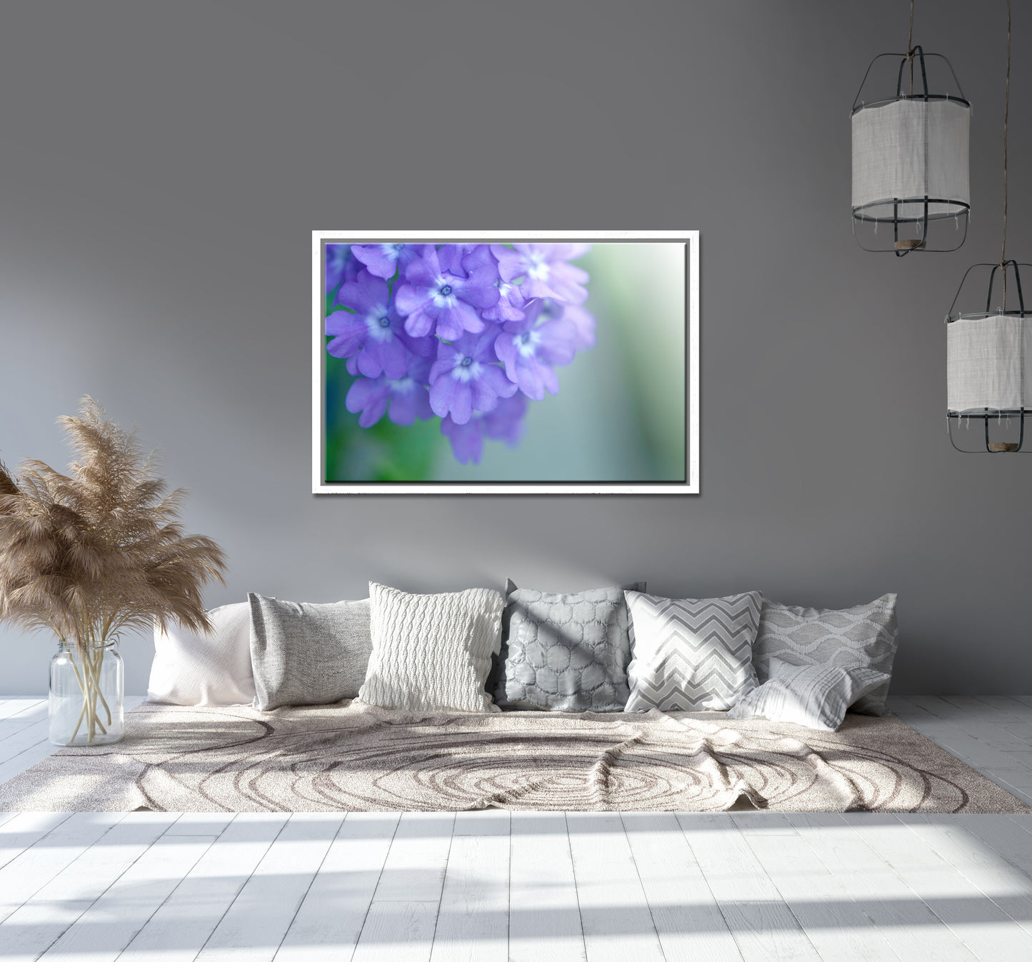 Peeking Purple Petals-Fine Art Photography-Bright Purple Phlox Flowers