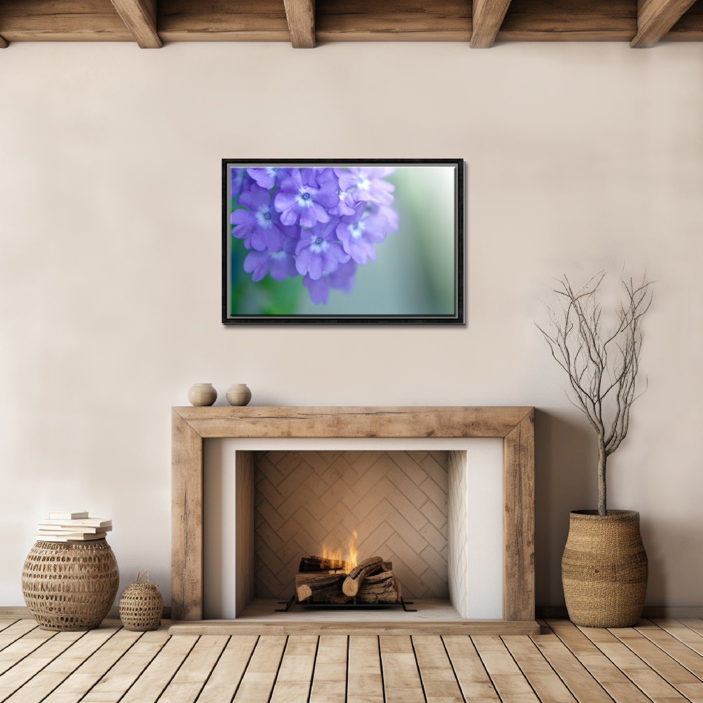 Peeking Purple Petals-Fine Art Photography-Bright Purple Phlox Flowers