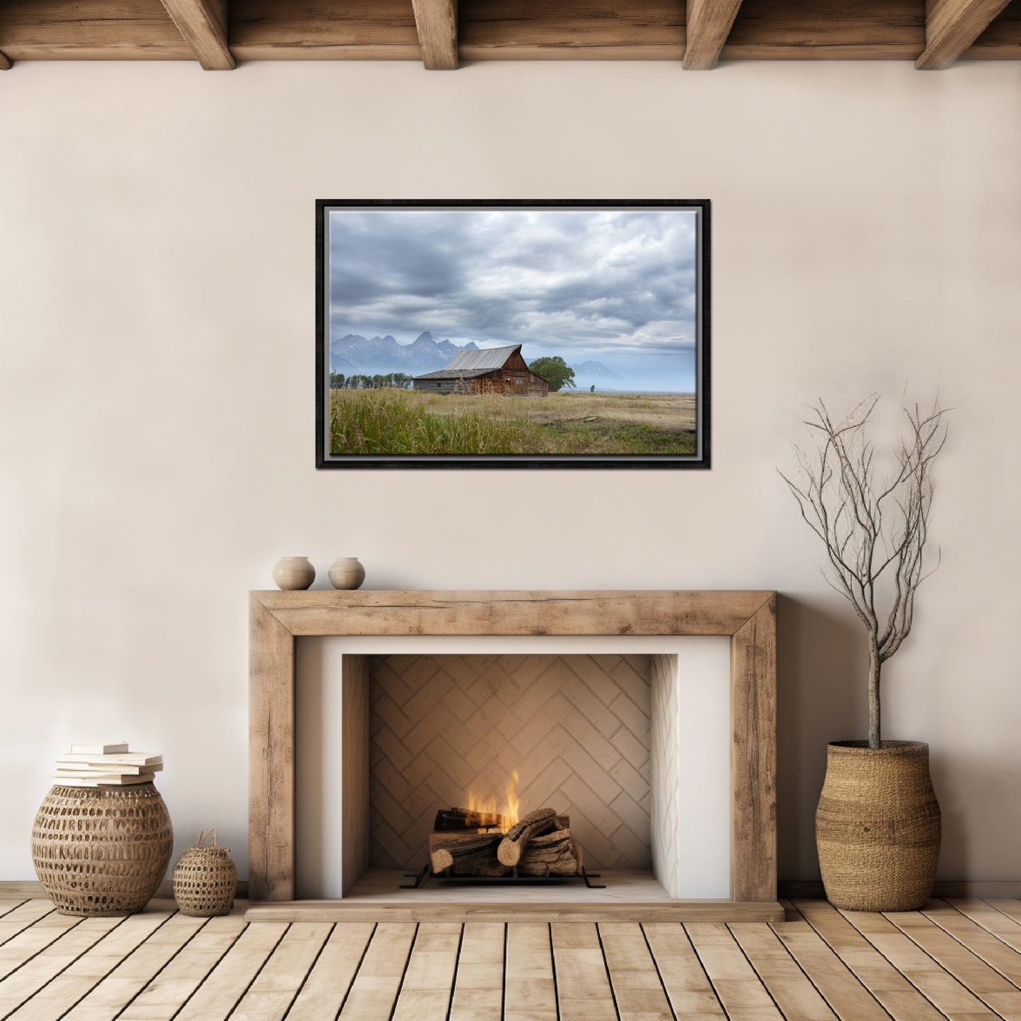The Moulton Barn Among the Tetons-Fine Art Photography-Grand Tetons-John Moulton Barns