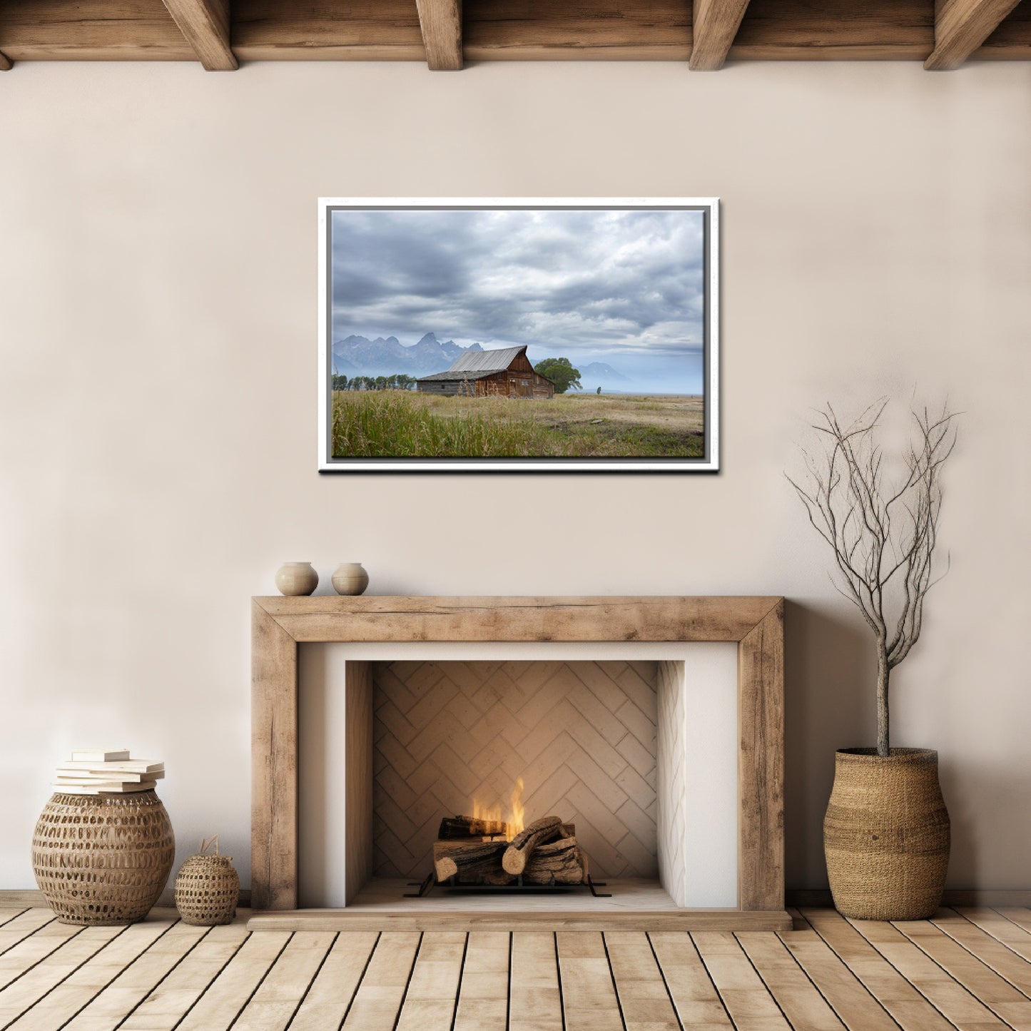 The Moulton Barn Among the Tetons-Fine Art Photography-Grand Tetons-John Moulton Barns