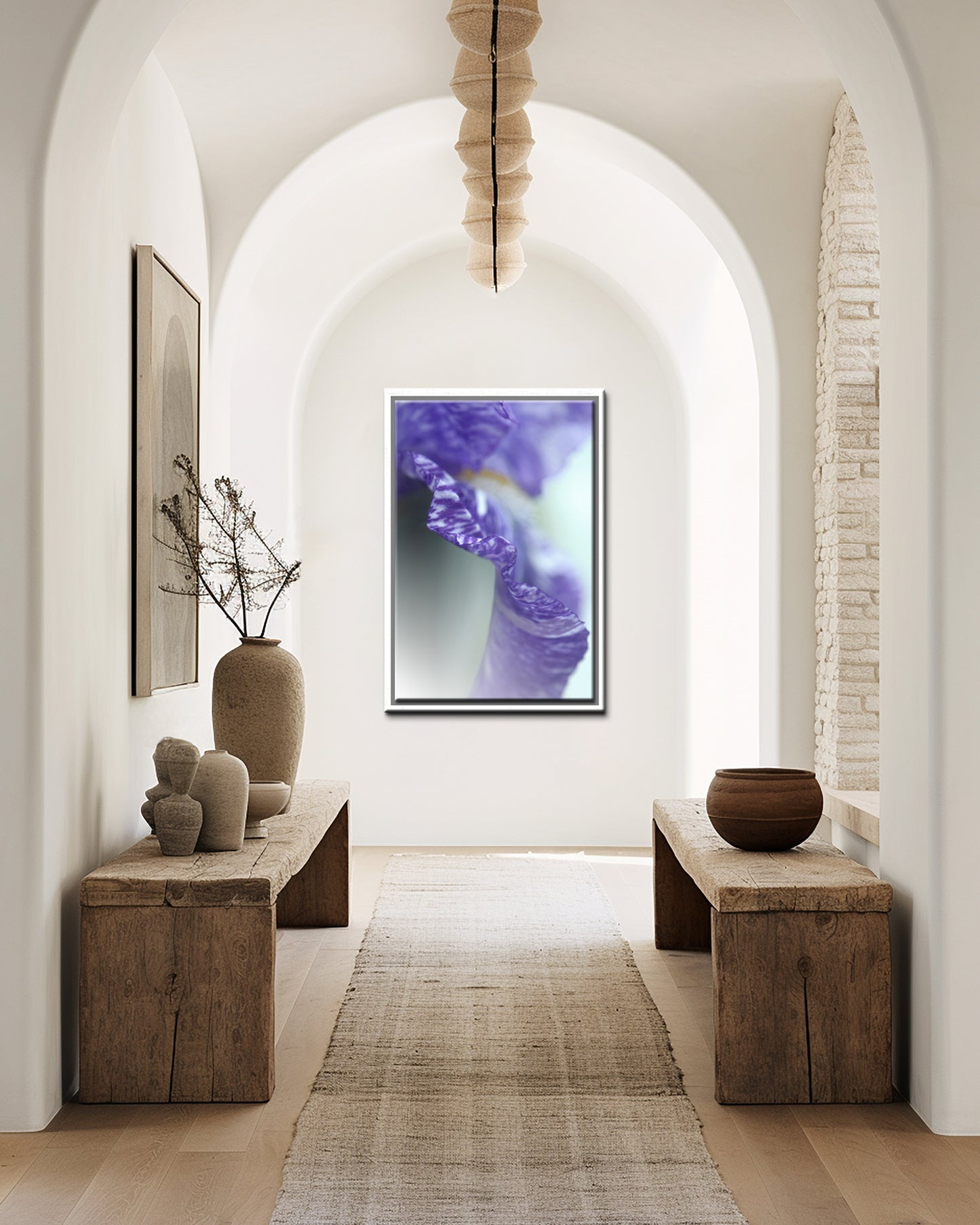 Whisper of a Petal-Fine Art Photography-Close-up of a Delicate Purple Iris