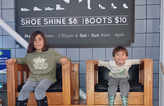 My Boys waiting at the airport to Ireland