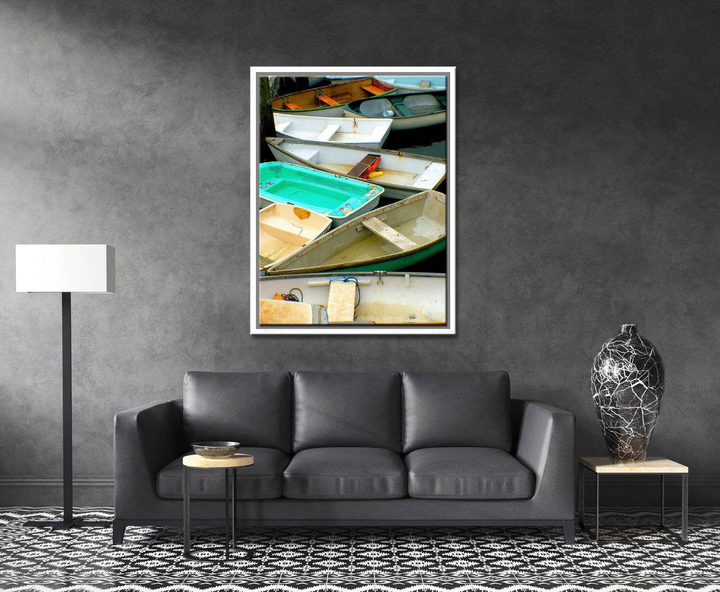 A Crowd of Colors-Fine Art Photography-Old Boats