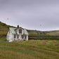 Old, abandoned, concrete home in the Faroe Islands.  Fine Art Photography. Kristen Olivares