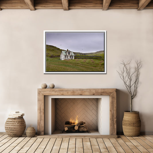 Beauty In the Abandoned-Fine Art Photography-An abandoned home in the Faroe Islands