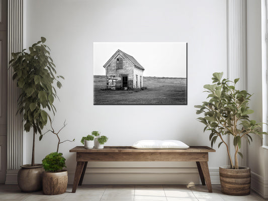 Boarded and Abandoned-Fine Art Photography-Printed on Metal-Old, abandoned, wooden house-Prince Edward Island-Canada