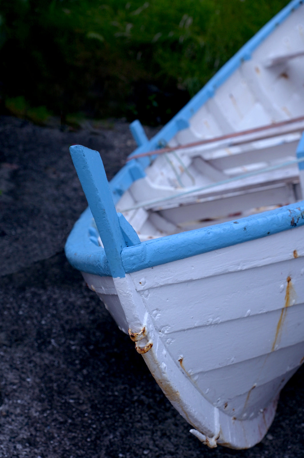 Old wooden boat in the Faroe Islands. Fine Art Photography. Kristen Olivares