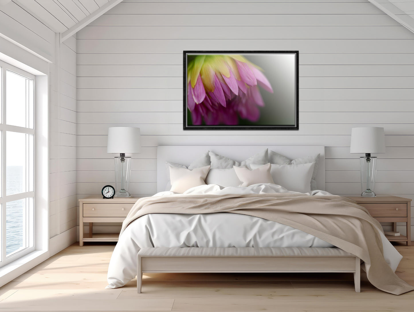 Bursting With Color-Fine Art Photography-Bright Pink Dahlia Flower
