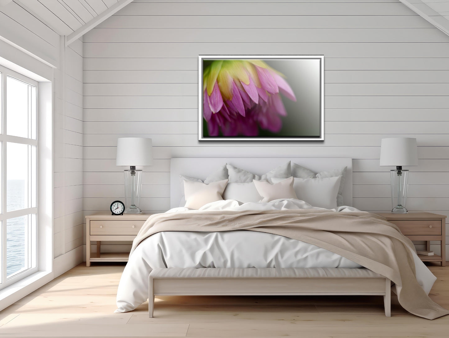 Bursting With Color-Fine Art Photography-Bright Pink Dahlia Flower