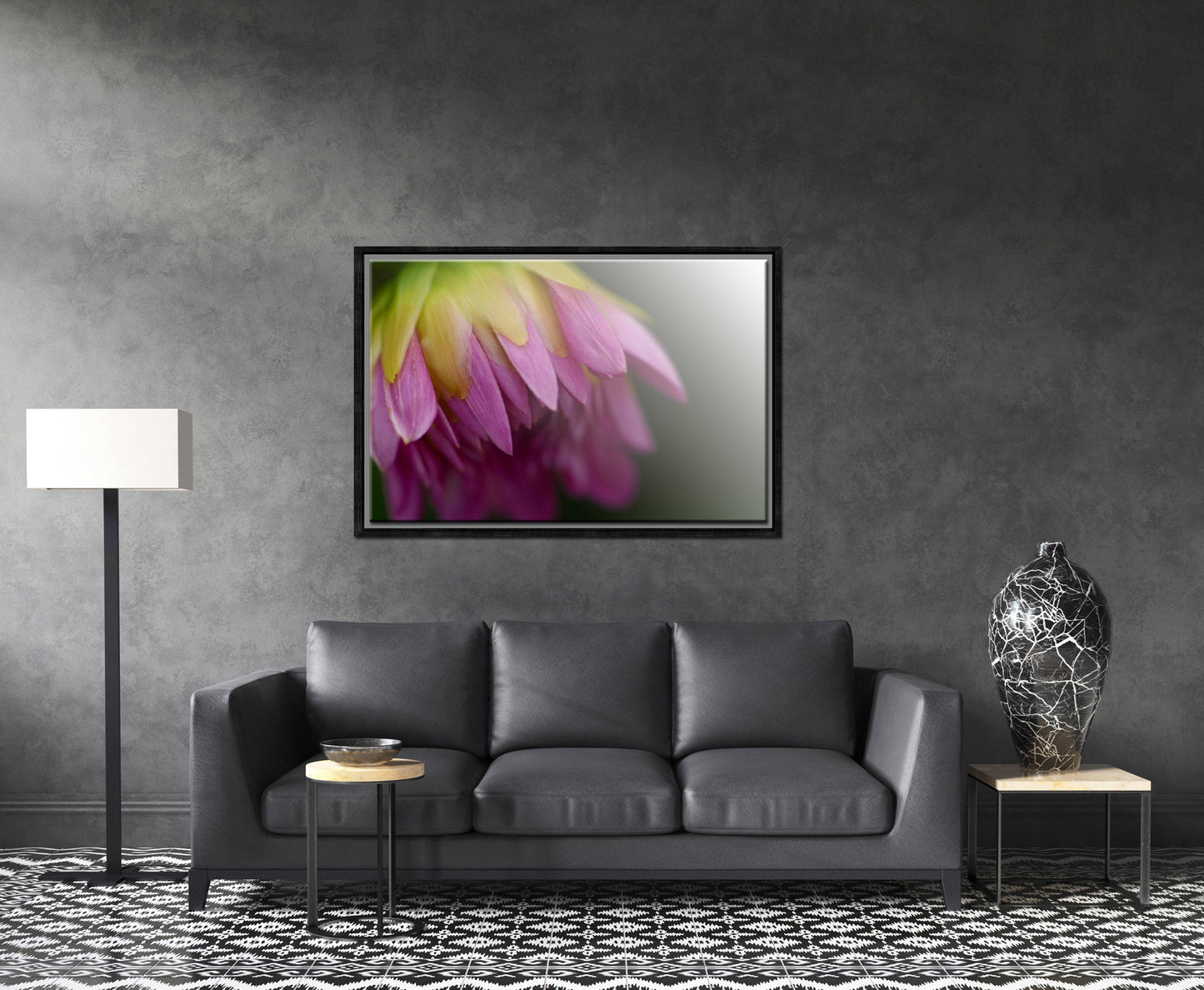 Bursting With Color-Fine Art Photography-Bright Pink Dahlia Flower