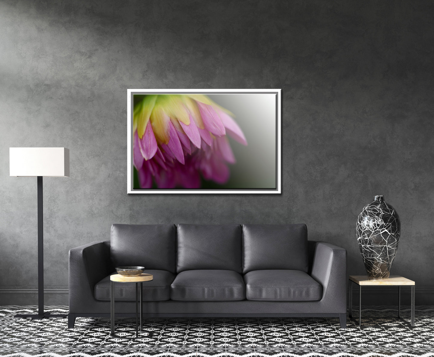 Bursting With Color-Fine Art Photography-Bright Pink Dahlia Flower