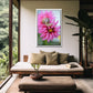 Crawling Along the Pink Petals-Fine Art Photography-Brown Snail Upon a Pink Dahlia Flower