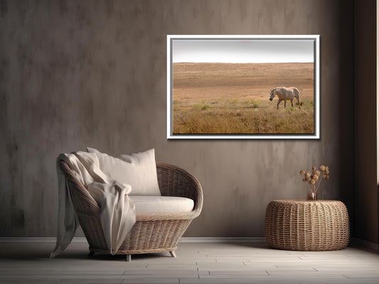 The Freedom to Roam-Fine Art Photography-Wild Horse of Yellowstone