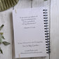 Beautiful purple Iris flower. Durable hardcover journal-200 lined pages- photo by Kristen Olivares