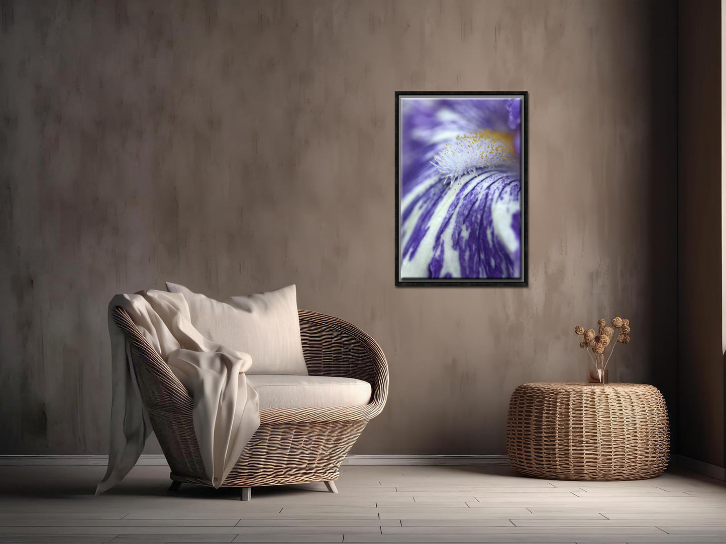 Inside the Iris-Fine Art Photography-Bright Purple Iris