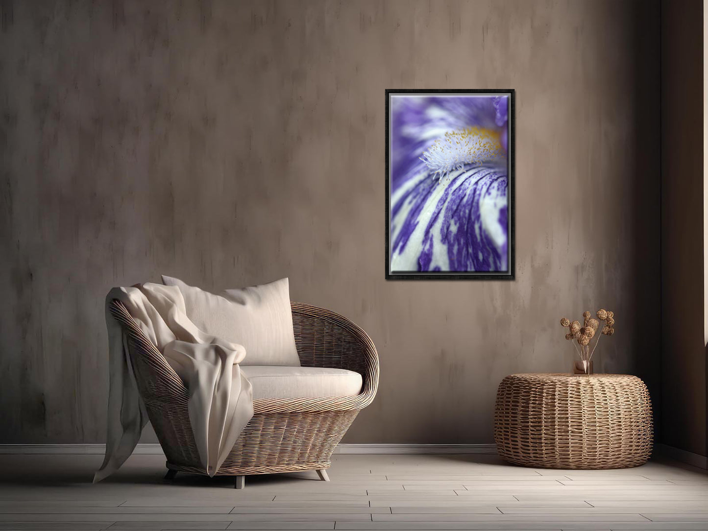Macro-Iris-Framed Fine Art Photography-Wall Art