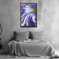 A beautiful look inside the Iris flower. Macro fine art photography. Canvas Wall Art by Kristen Olivares
