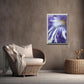 A beautiful look inside the Iris flower. Macro fine art photography. Canvas Wall Art by Kristen Olivares