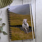 Beautiful photo of a white wild horse running through the misty cliffs of the Faroe Islands. Durable hardcover journal-200 lined pages- photo by Kristen Olivares