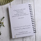 Bright and beautiful photo of yellow Rapeseed flowers. Durable hardcover journal-200 lined pages- photo by Kristen Olivares.