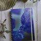 Beautiful purple Iris flower. Durable hardcover journal-200 lined pages- photo by Kristen Olivares