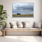 Little log cabin tucked away among the stunning Grand Teton mountains. Canvas Wall Art Framed Fine Art photography by Kristen Olivares.