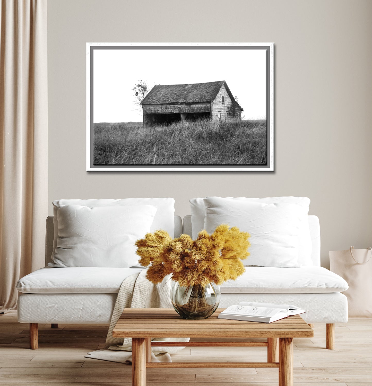 Lost in Nova Scotia-Fine Art Photography-Old, Abandoned Barn in Canada-Black and White