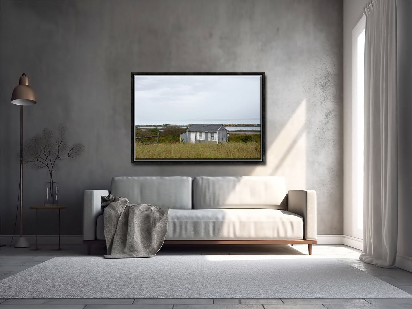 Beautiful old shack on Cape Cod-Massachusetts. Framed fine art photography by Kristen Olivares.