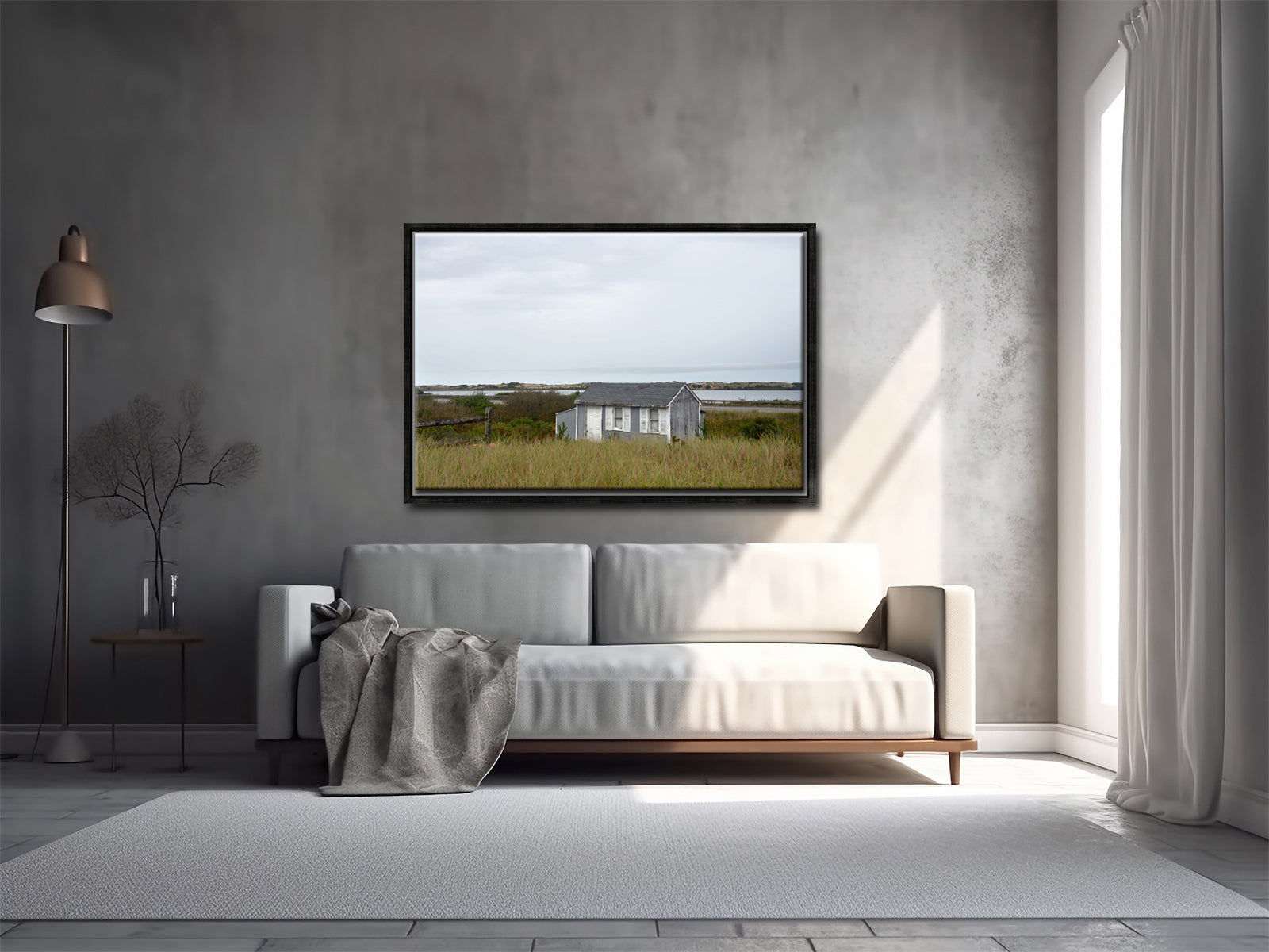 Beautiful old shack on Cape Cod-Massachusetts. Framed fine art photography by Kristen Olivares.