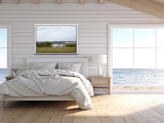 Beautiful old shack on Cape Cod-Massachusetts. Framed fine art photography by Kristen Olivares.