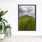 Beautiful image of a path on a cliff in the Faroe Islands. Framed fine art photography by Kristen Olivares.
