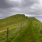 Beautiful image of a path on a cliff in the Faroe Islands. Framed fine art photography by Kristen Olivares.