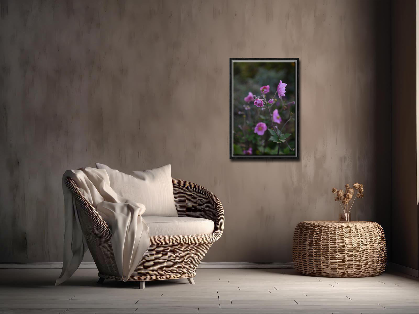 Beautiful Wild Irish Roses. Canvas wall art by Kristen Olivares 