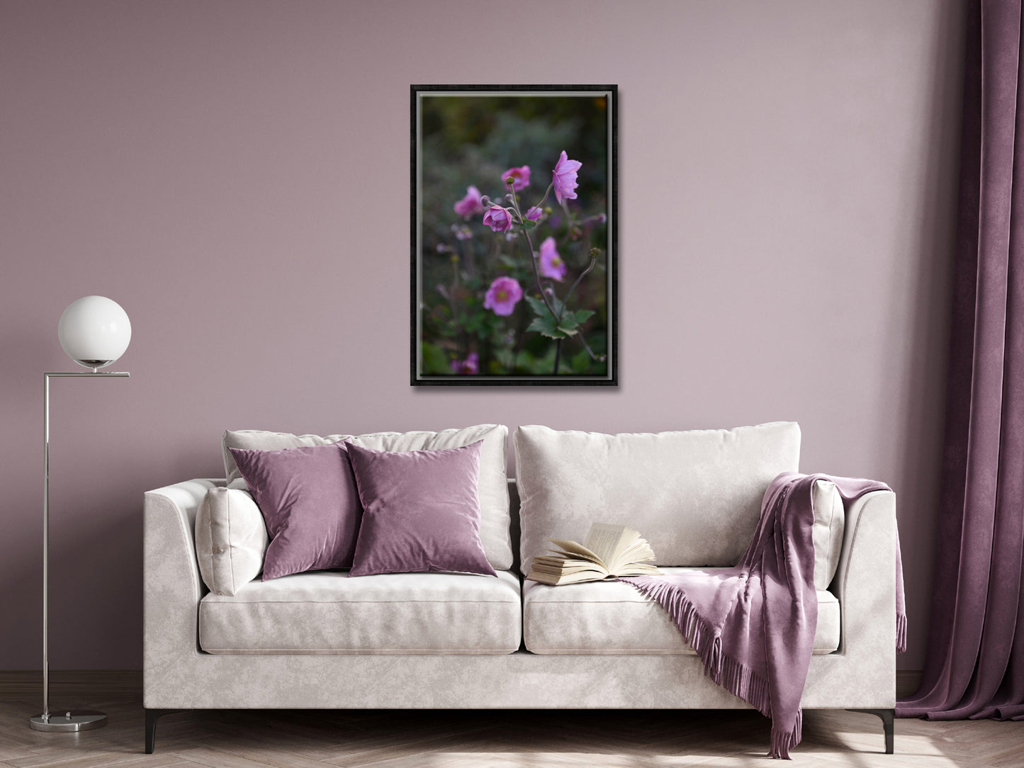 Beautiful Wild Irish Roses. Canvas wall art by Kristen Olivares 