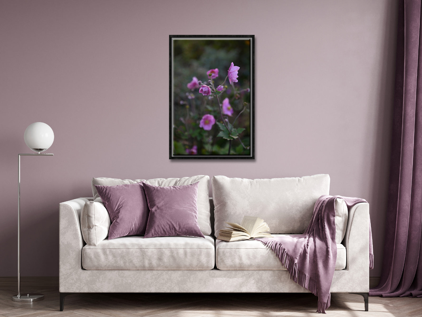 Beautiful Wild Irish Roses. Canvas wall art by Kristen Olivares 