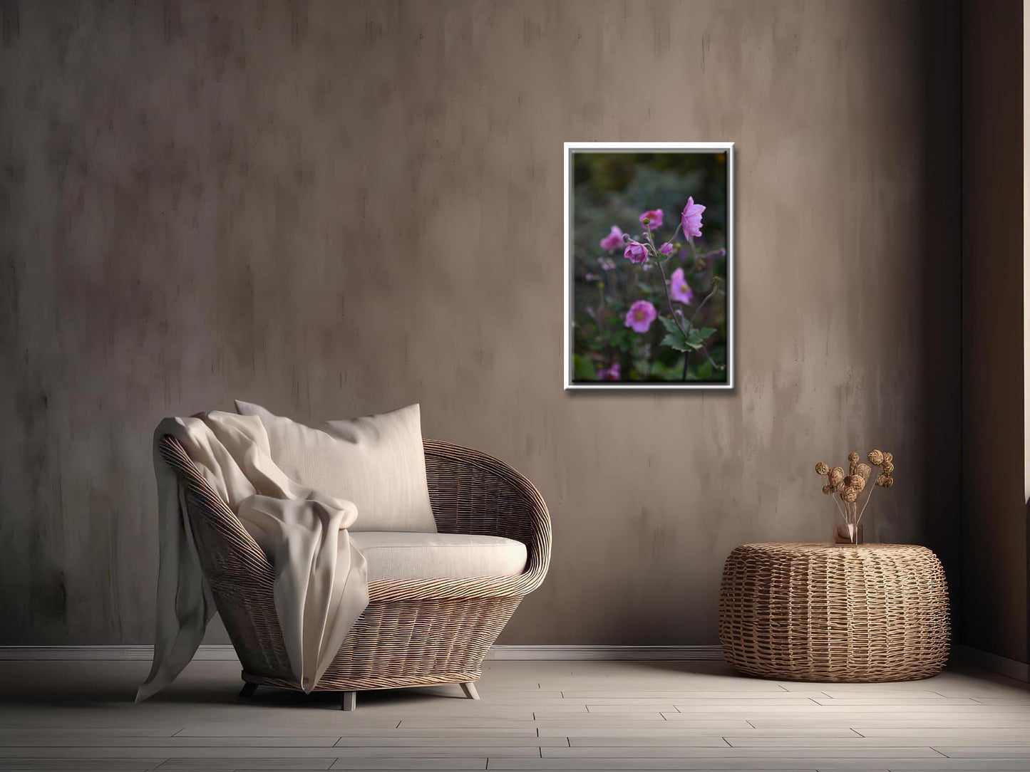 Beautiful Wild Irish Roses. Canvas wall art by Kristen Olivares 
