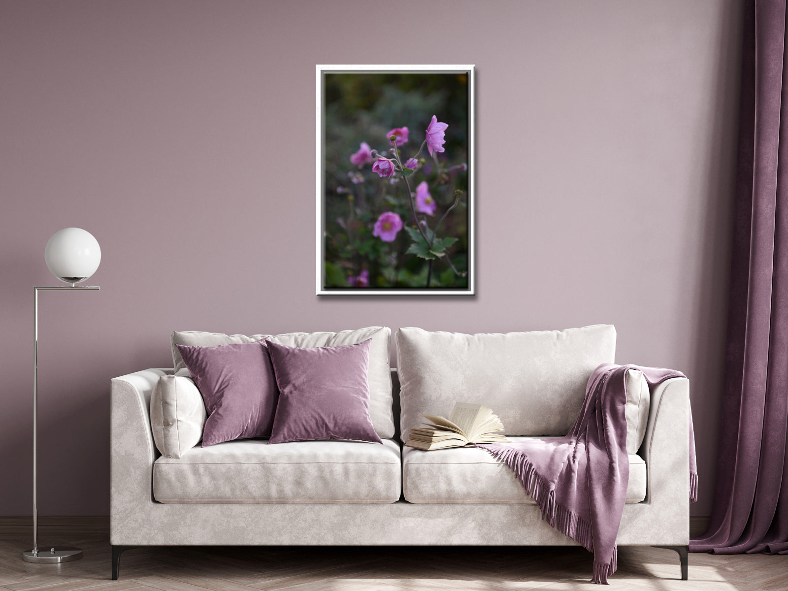 Beautiful Wild Irish Roses. Canvas wall art by Kristen Olivares 