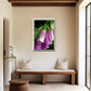 Raindrops Upon the Waxy Petals-Fine Art Photography-Pink Foxgloves After the Rain