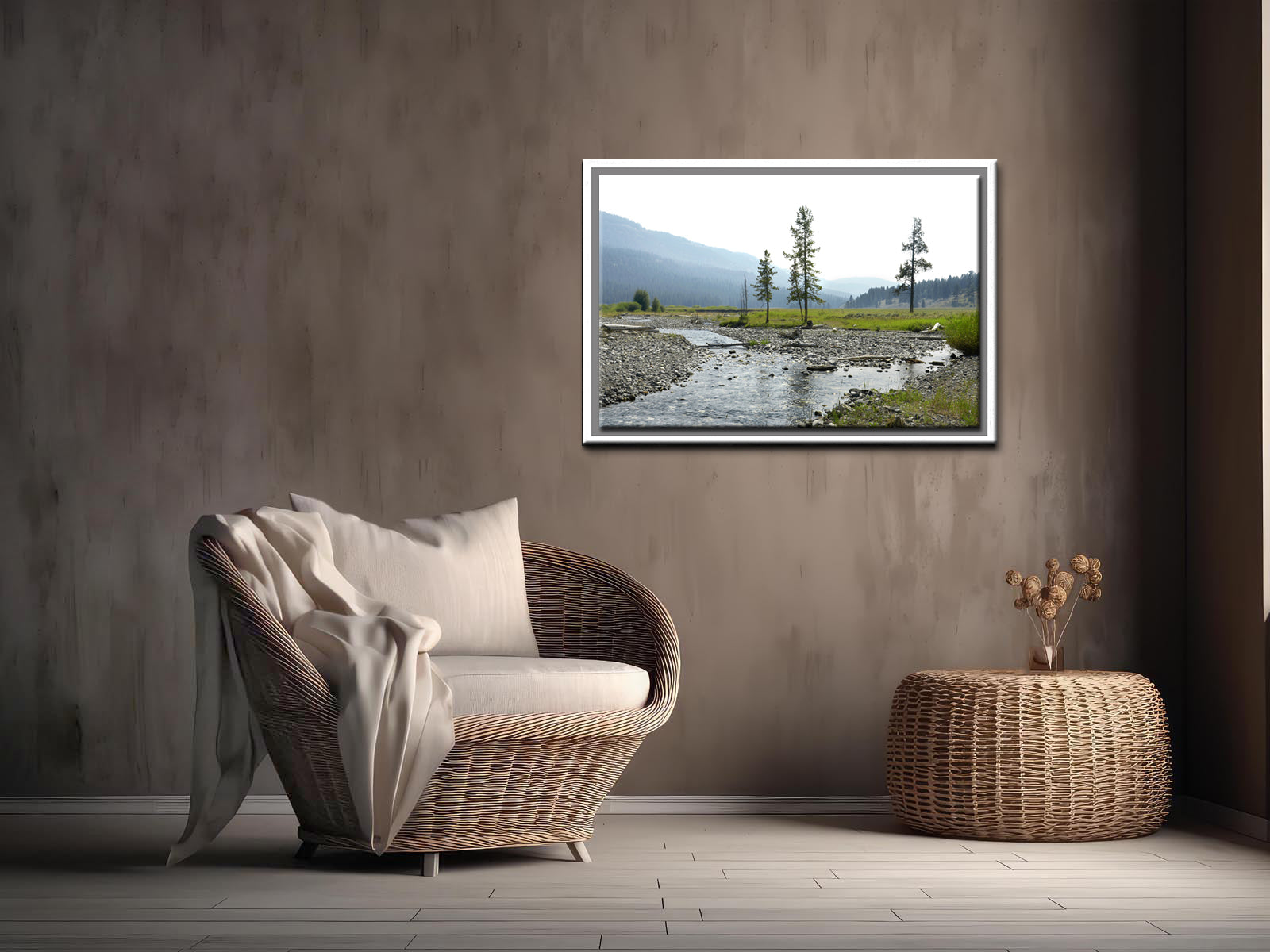 Beautiful Yellowstone, this river runs right through it Mountains and trees, stunning fine art photography by Kristen Olivares.