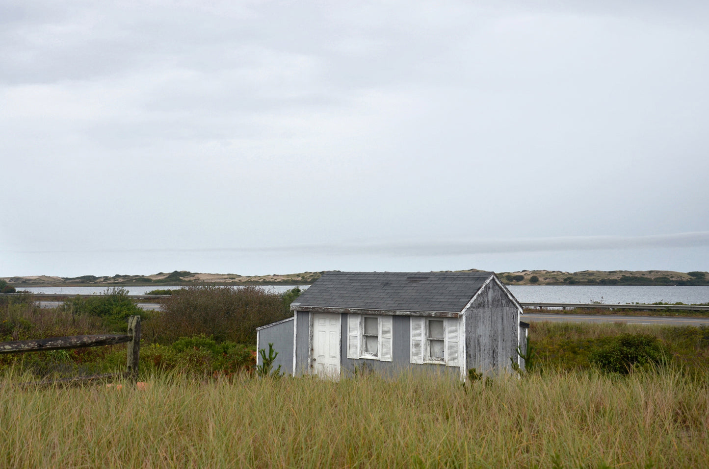 Little shack in Cape Cod, Massachusetts.  Fine Art Photography. Kristen Olivares