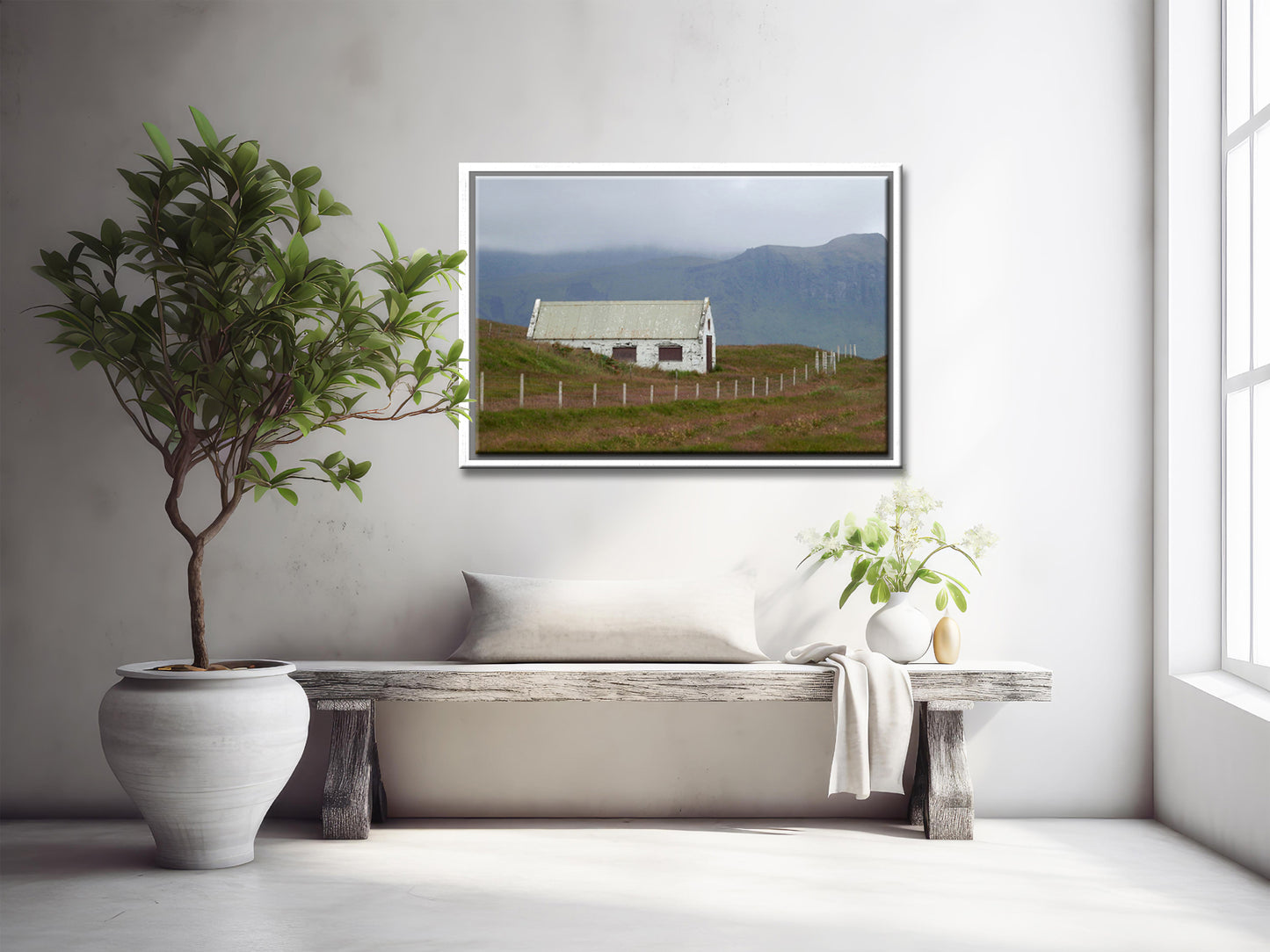 Shack In The Storm-Fine Art Photography-Old Shack on the Desolate Lands of Iceland