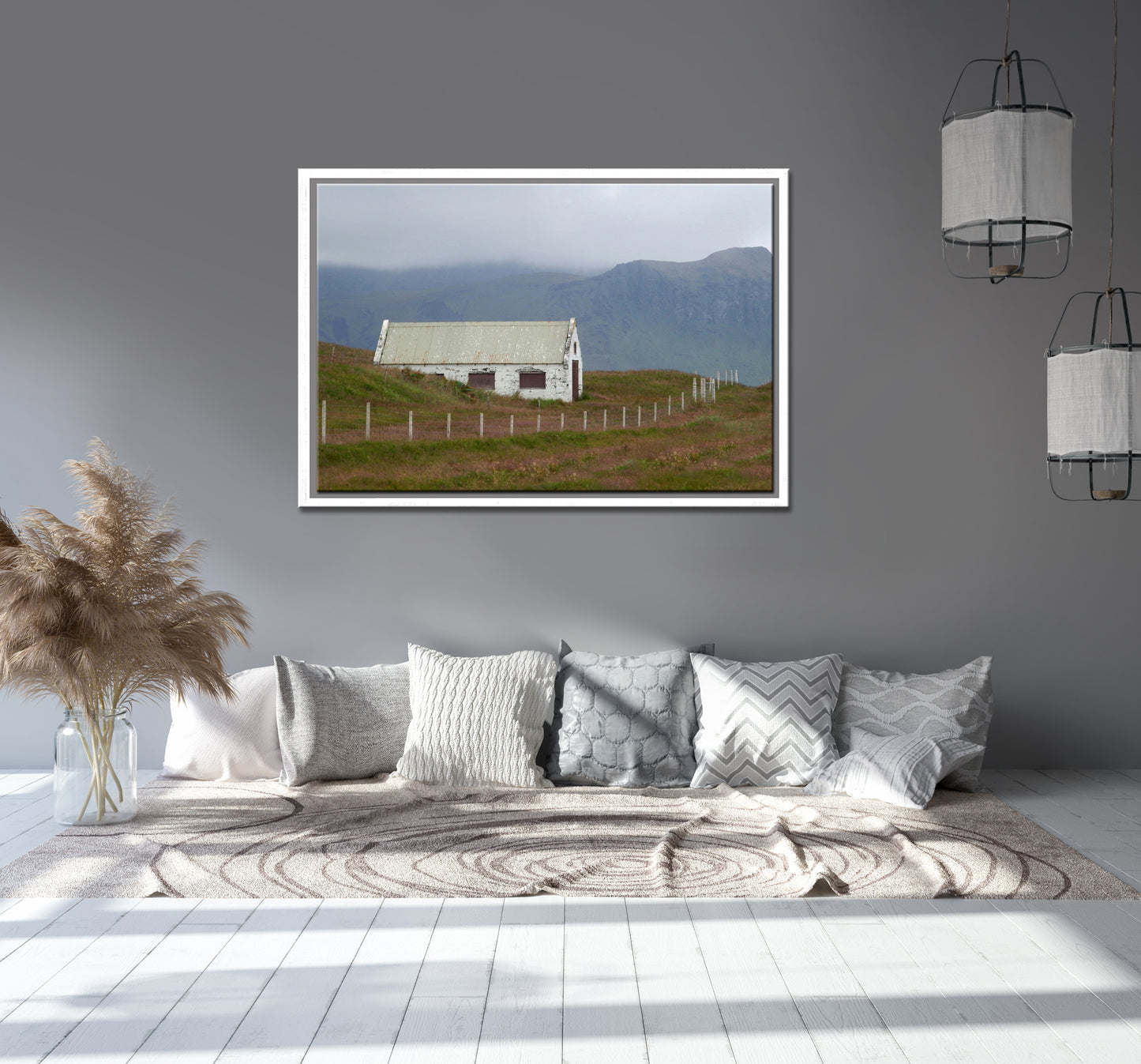 Shack In The Storm-Fine Art Photography-Old Shack on the Desolate Lands of Iceland