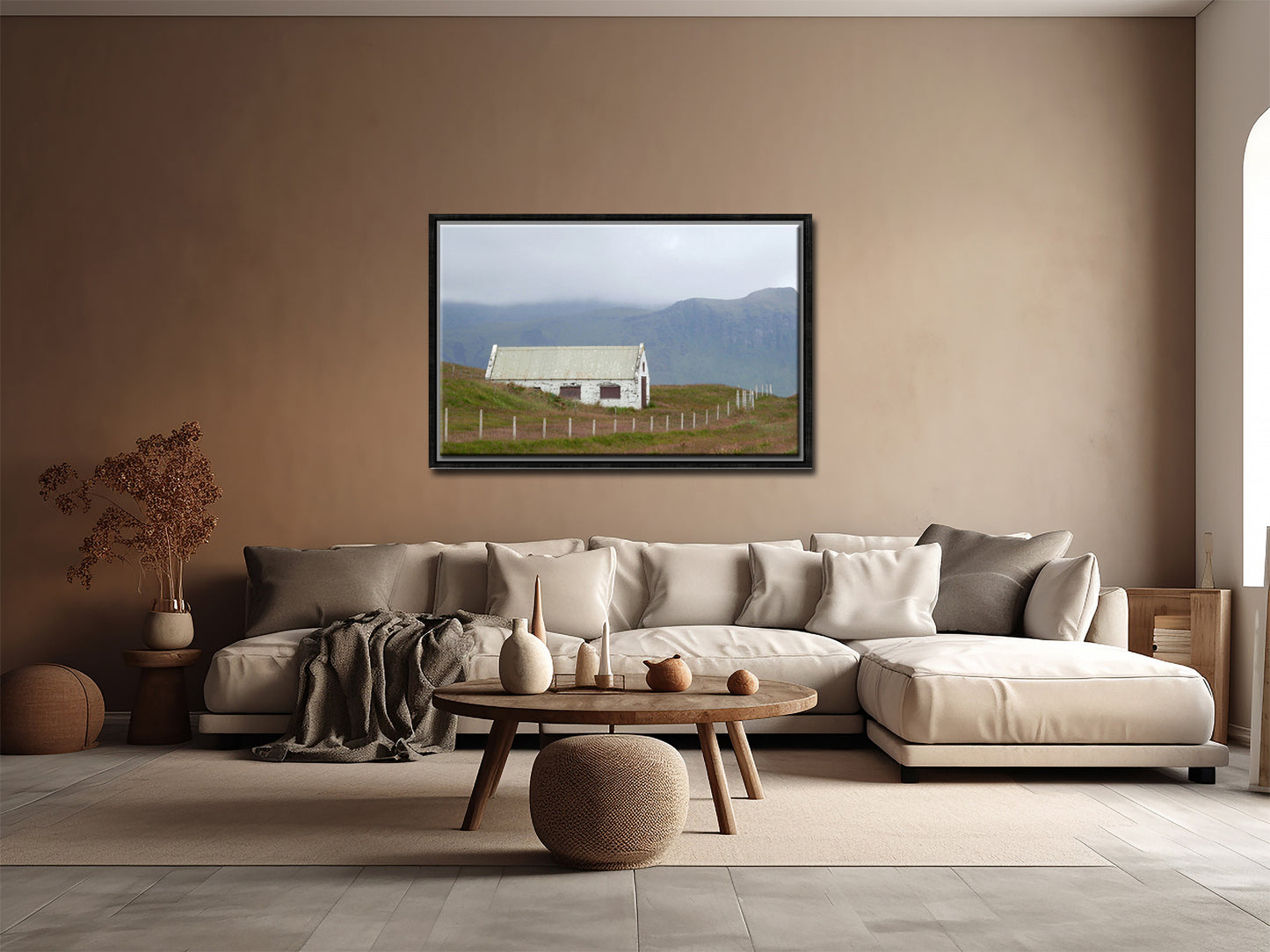 Shack In The Storm-Fine Art Photography-Old Shack on the Desolate Lands of Iceland